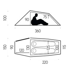 Abisko Lite 2 Tent - Fjällräven